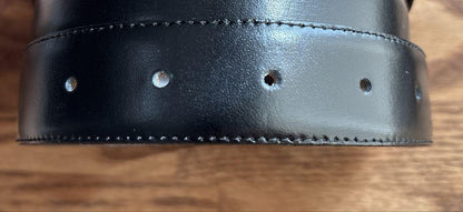 Christian Dior Men's Belt Logo Gold Authentic