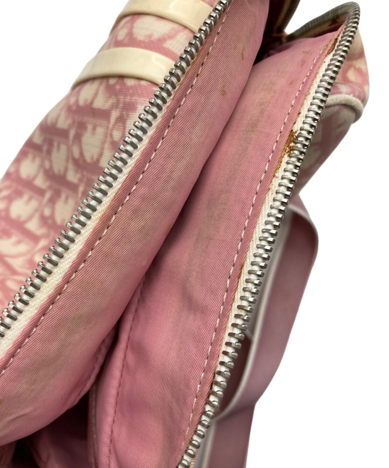 Christian Dior Shoulder Bag Purse Trotter No.1 PVC Authentic