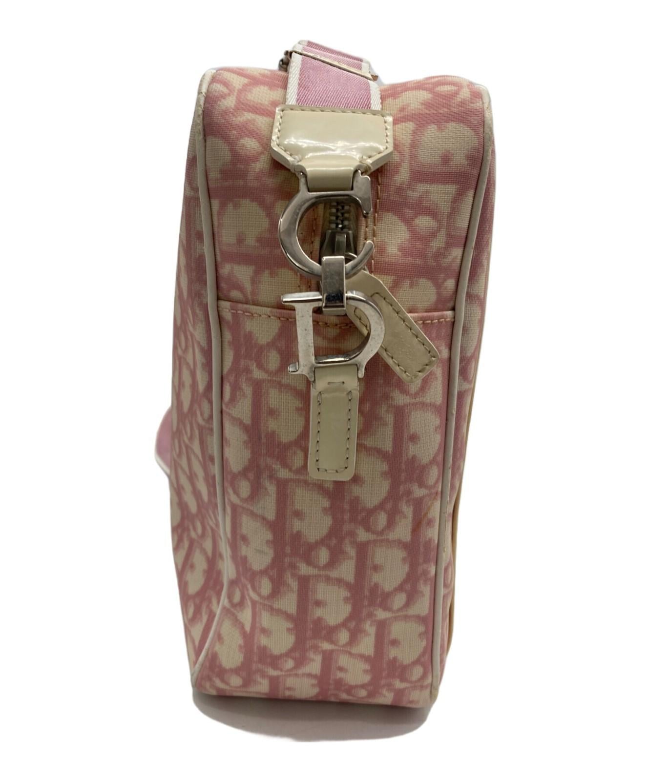 Christian Dior Shoulder Bag Purse Trotter No.1 PVC Authentic