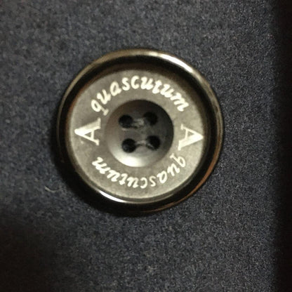 Aquascutum Coat Asian fit M US size S Navy Authentic