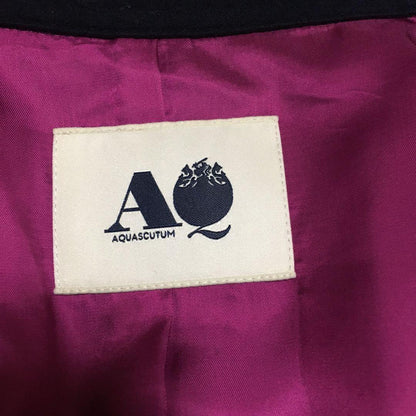 Aquascutum Coat Asian fit M US size S Navy Authentic
