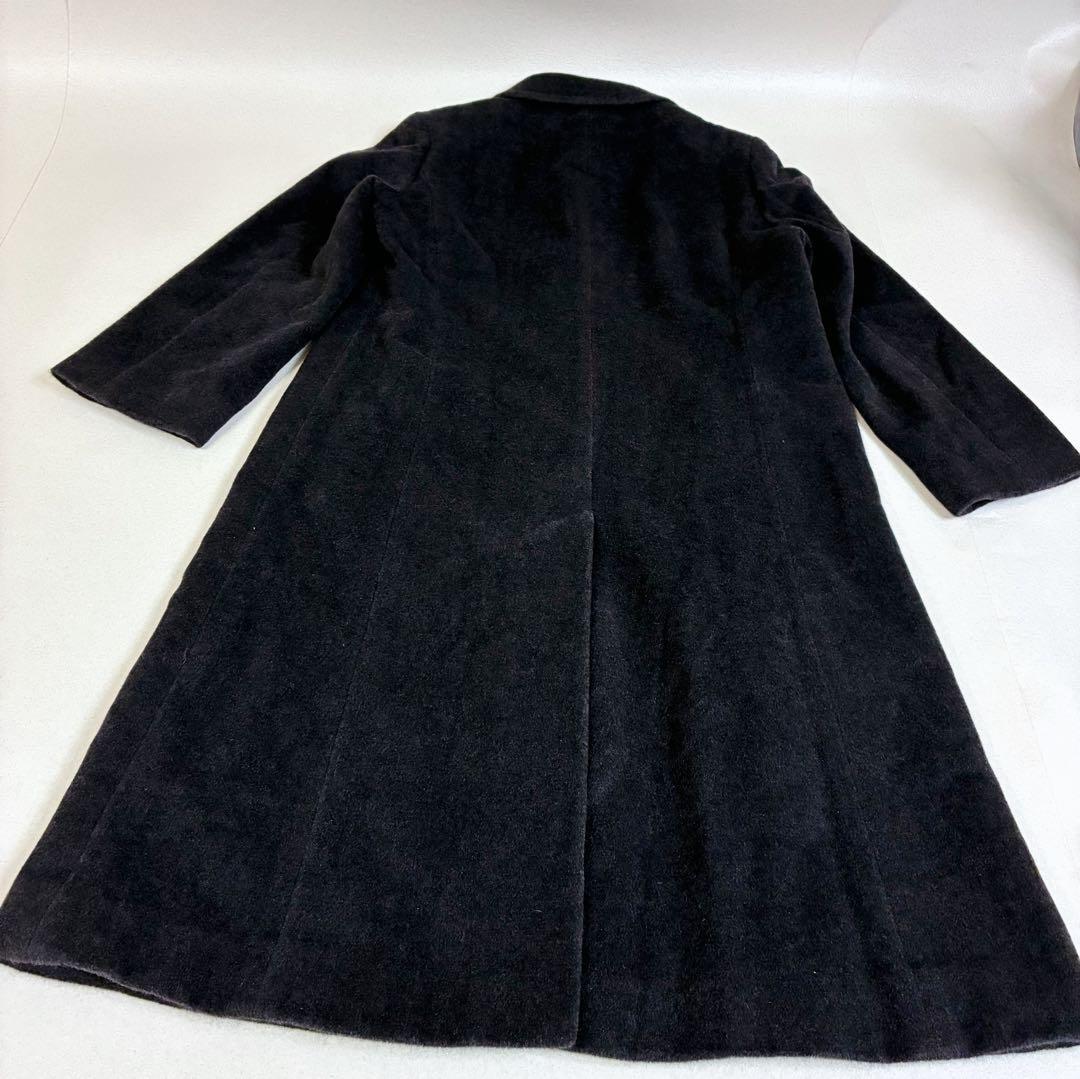 Aquascutum Long Coat Asian fit M US size S Charcoal Gray Authentic