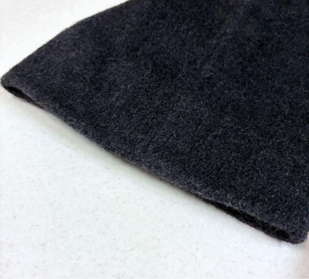 Aquascutum Long Coat Asian fit M US size S Charcoal Gray Authentic