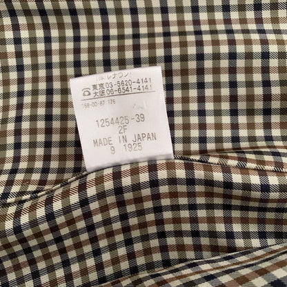 Aquascutum Long Coat Asian fit M US size S Navy Authentic