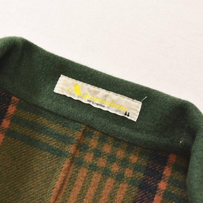 Aquascutum Double-breasted wool Coat Asian fit XL US size L Green Authentic