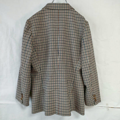 Aquascutum Tailored Jacket Asian fit L US size M Brown Authentic