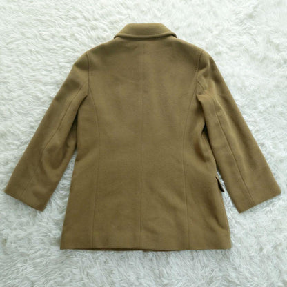 Aquascutum Coat Asian fit L US size M Camel Authentic