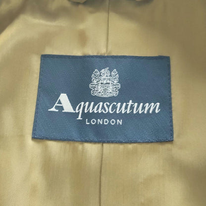 Aquascutum Coat Asian fit L US size M Camel Authentic