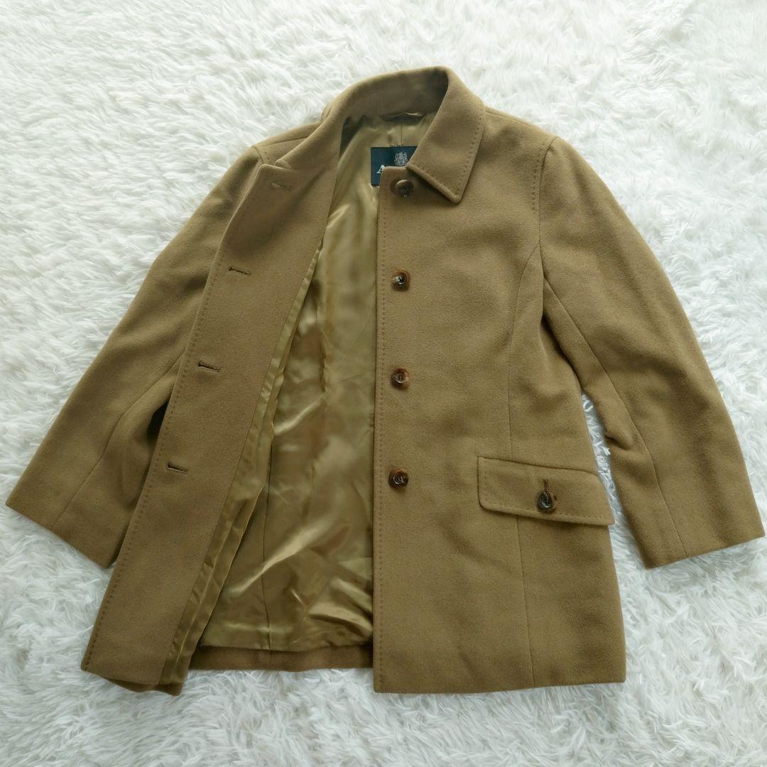 Aquascutum Coat Asian fit L US size M Camel Authentic