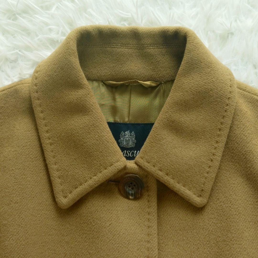 Aquascutum Coat Asian fit L US size M Camel Authentic