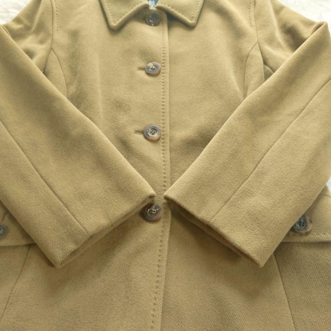 Aquascutum Coat Asian fit L US size M Camel Authentic