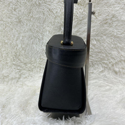 Valentino Garavani Hand Bag Tote Purse Logo Black Authentic