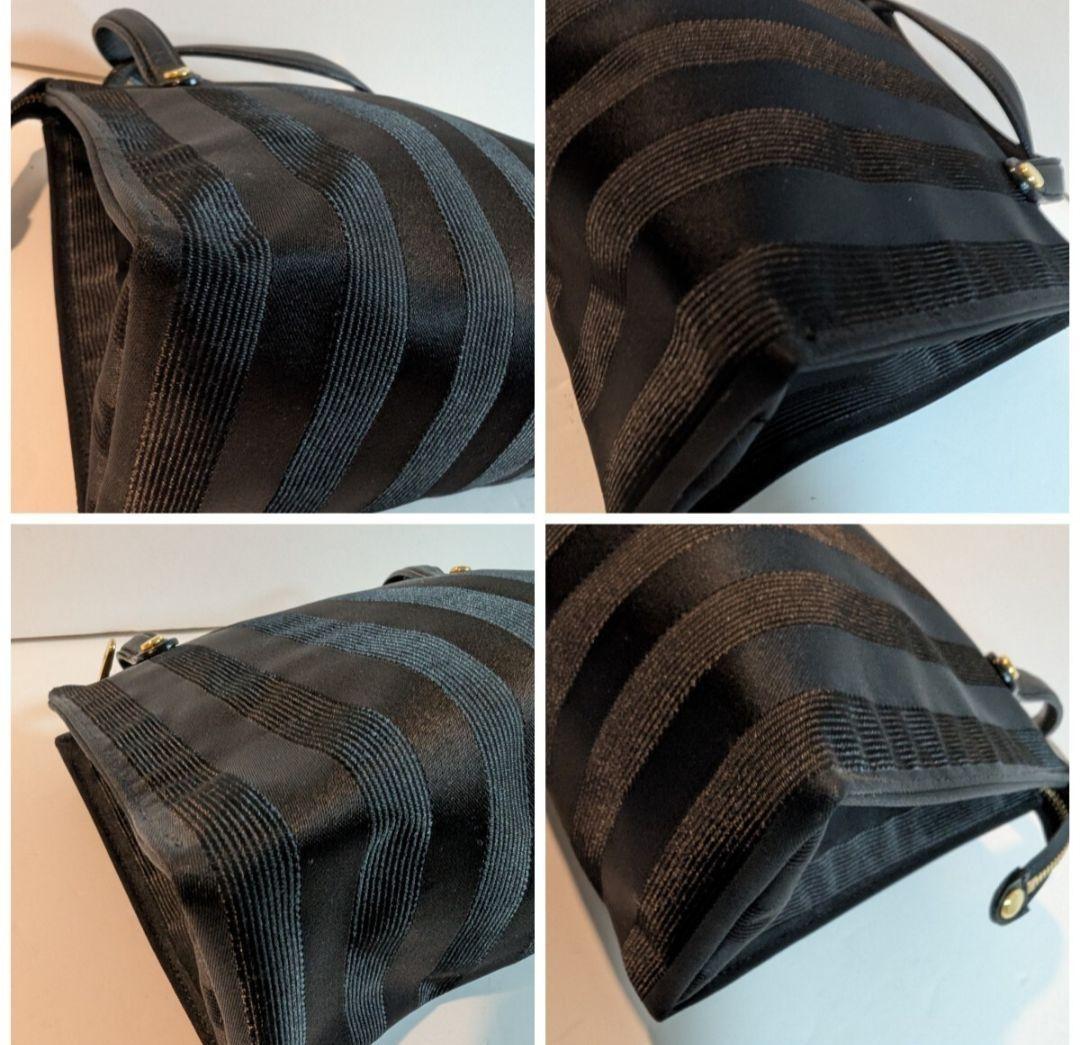 Valentino Garavani SPORT Hand Bag Tote Purse Logo Black Authentic