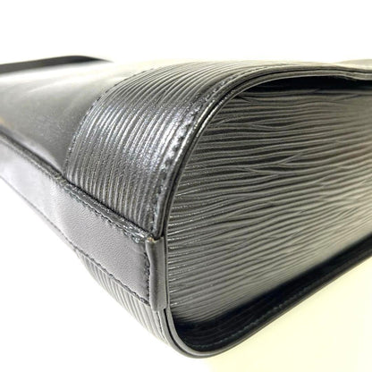 Valentino Garavani Shoulder Bag Purse Leather Black Authentic