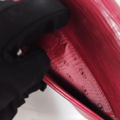 Valentino Garavani Hand Shoulder Bag Tote Purse 2way Logo Pink Red Authentic