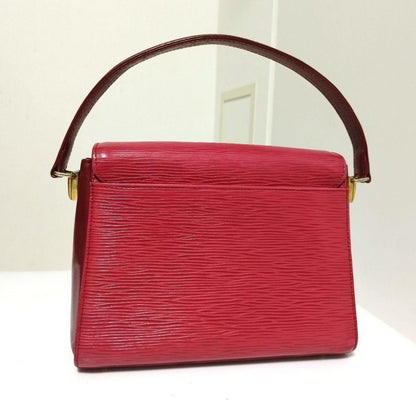 Valentino Garavani Hand Shoulder Bag Tote Purse 2way Logo Pink Red Authentic