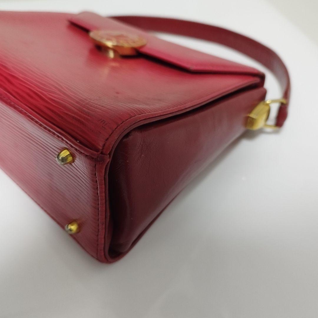 Valentino Garavani Hand Shoulder Bag Tote Purse 2way Logo Pink Red Authentic