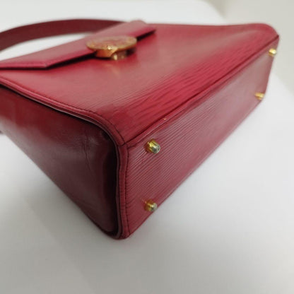 Valentino Garavani Hand Shoulder Bag Tote Purse 2way Logo Pink Red Authentic