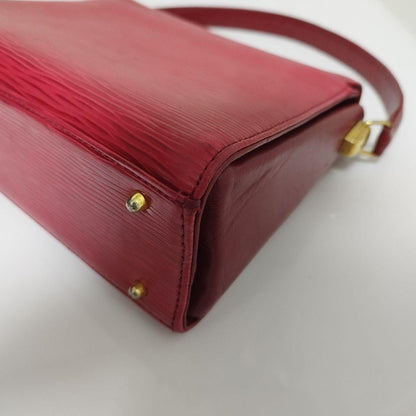 Valentino Garavani Hand Shoulder Bag Tote Purse 2way Logo Pink Red Authentic