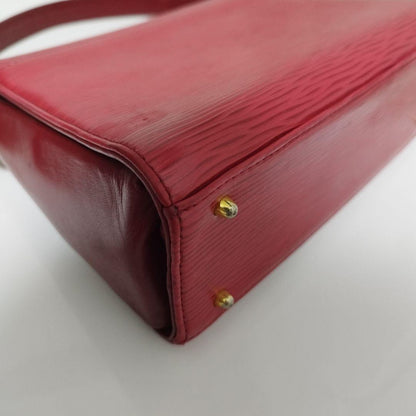 Valentino Garavani Hand Shoulder Bag Tote Purse 2way Logo Pink Red Authentic