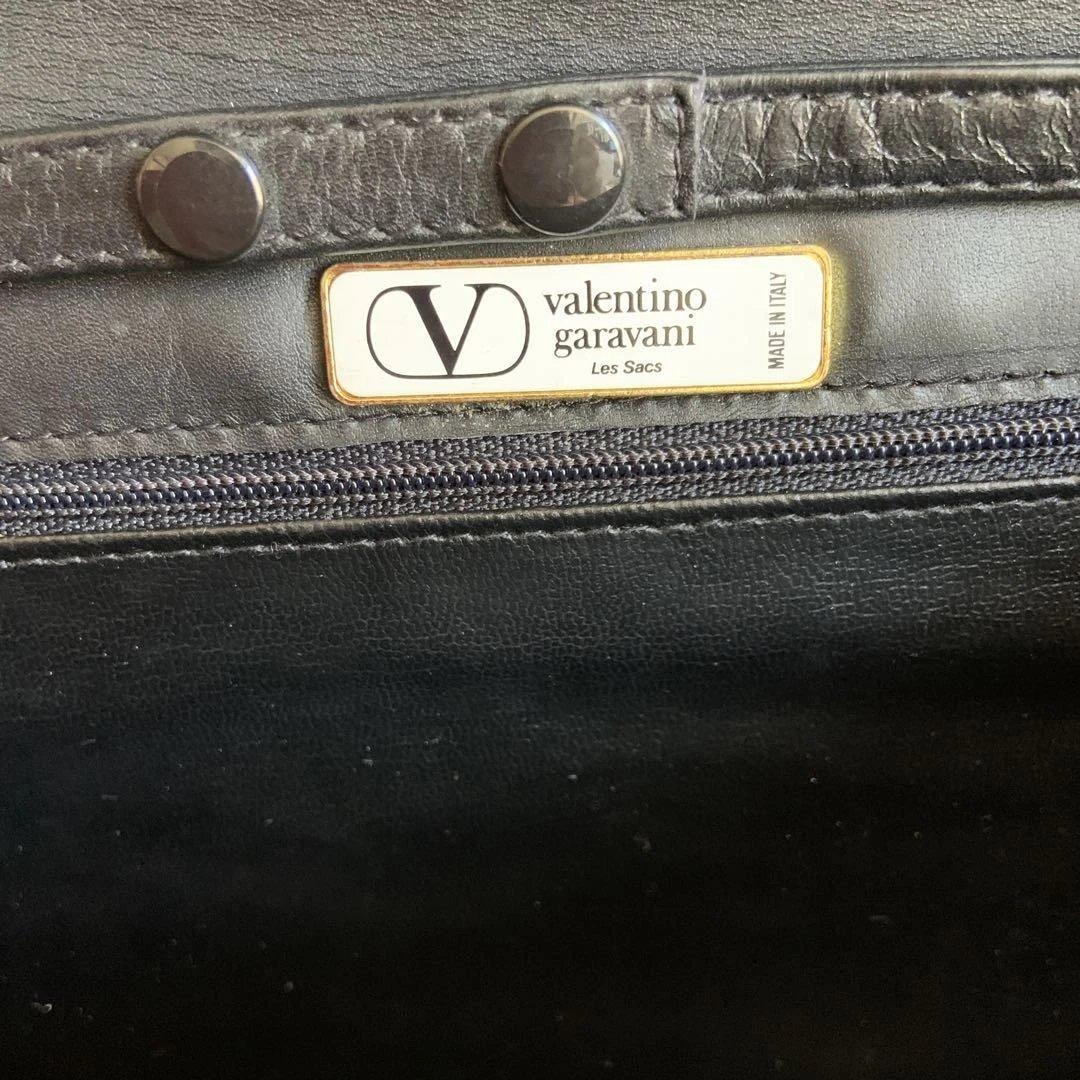 Valentino Garavani Shoulder Bag Purse Clutch Bag Second Bag Logo Authentic