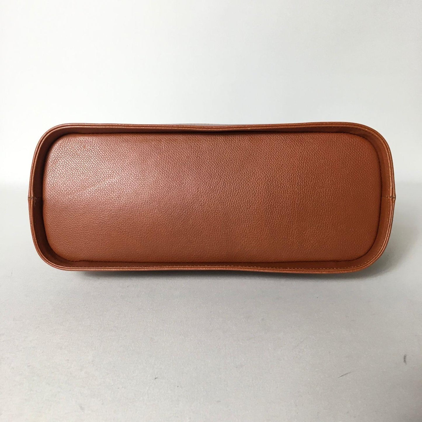 Valentino Garavani Hand Shoulder Bag Tote Purse 2way Logo Leather Brown Auth