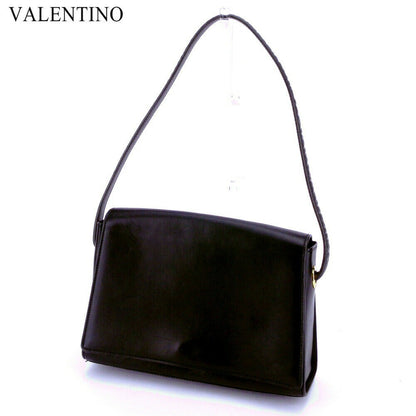 Valentino Garavani Shoulder Bag Purse Logo Black Authentic