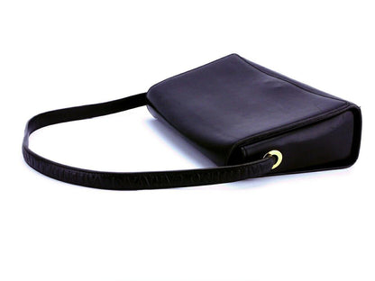 Valentino Garavani Shoulder Bag Purse Logo Black Authentic