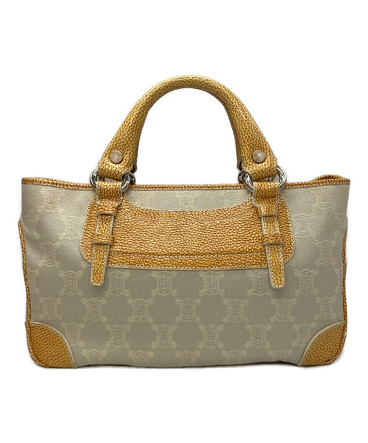 CELINE Hand Bag Tote Purse Boogie Macadam Authentic