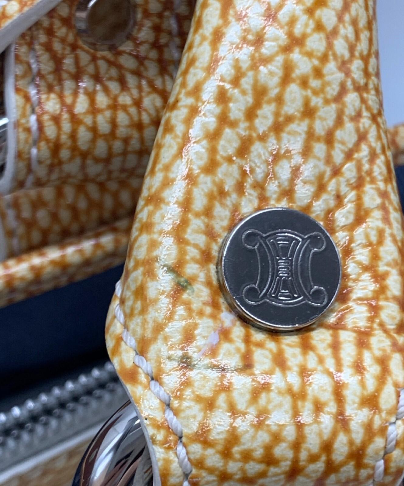 CELINE Hand Bag Tote Purse Boogie Macadam Authentic