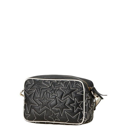 Red Valentino Shoulder Bag Purse Star Leather Black White Authentic