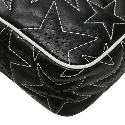 Red Valentino Shoulder Bag Purse Star Leather Black White Authentic