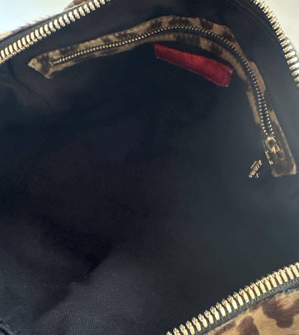 Valentino Hand Bag Tote Purse Leopard Authentic