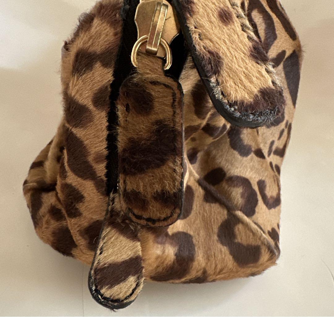 Valentino Hand Bag Tote Purse Leopard Authentic