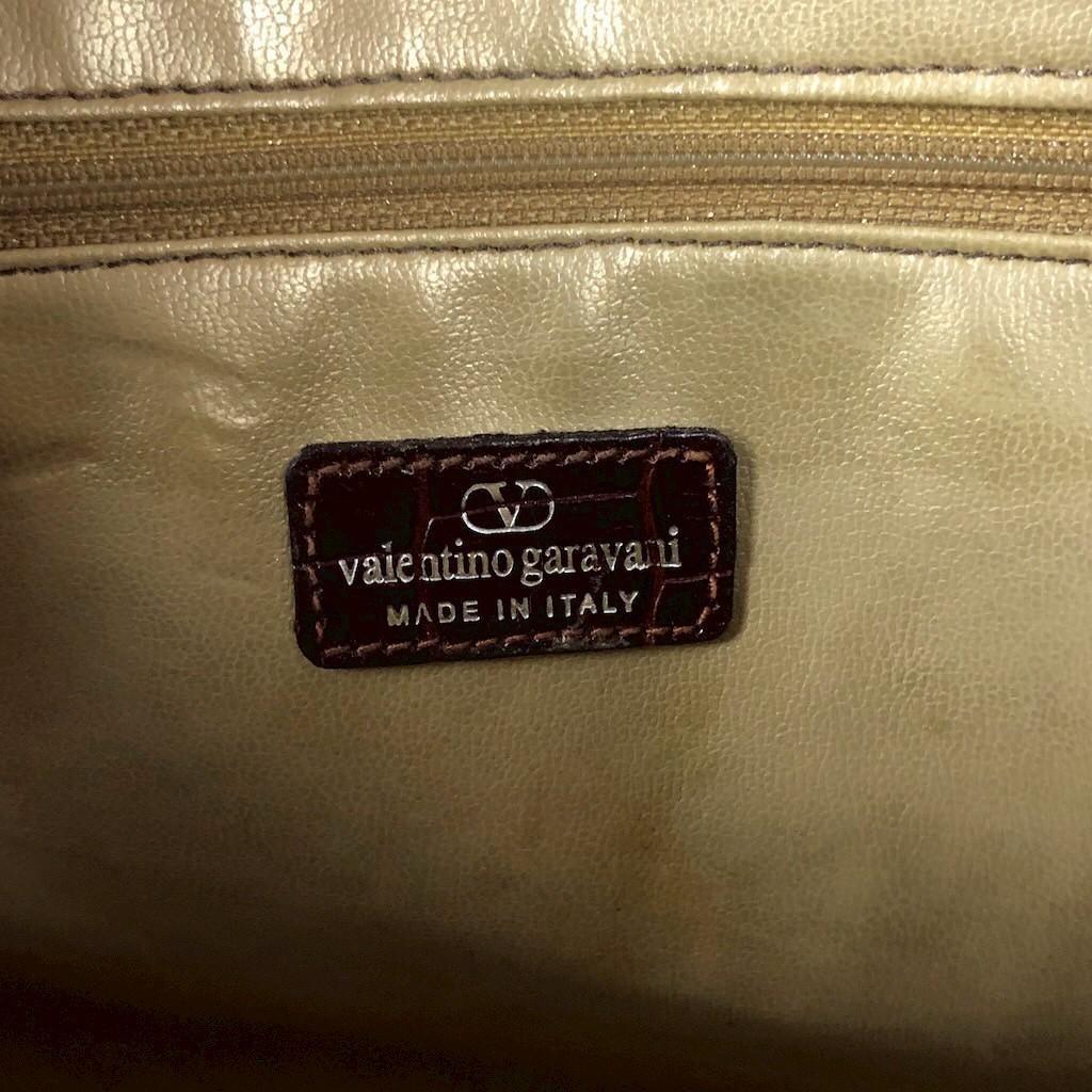 Valentino Garavani Hand Shoulder Bag Tote Purse 2way Logo Authentic