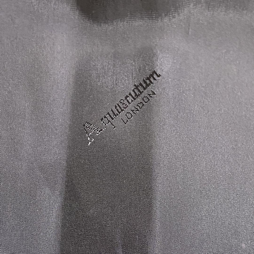 Aquascutum Trench Coat Asian fit M US size S Black Authentic