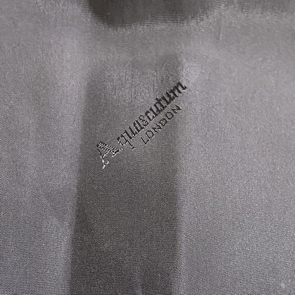 Aquascutum Trench Coat Asian fit M US size S Black Authentic