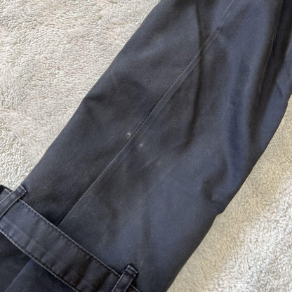 Aquascutum Trench Coat Club Check Asian fit L US size M Black Authentic