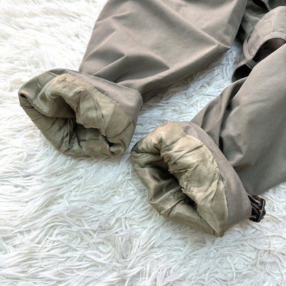 Aquascutum Trench Coat Asian fit XL US size L Dark Khaki Gray Authentic