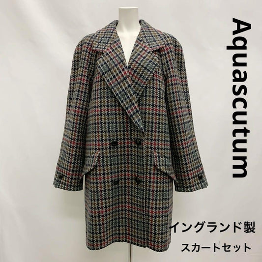 Aquascutum Chester Coat Asian fit L US size M Authentic