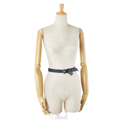 Christian Dior Men's Belt Nylon Navy Authentic