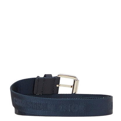 Christian Dior Men's Belt Nylon Navy Authentic