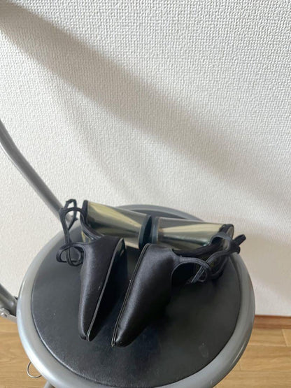 FENDI Sandals Shoes EU 35.5 US 5.5 Black Authentic