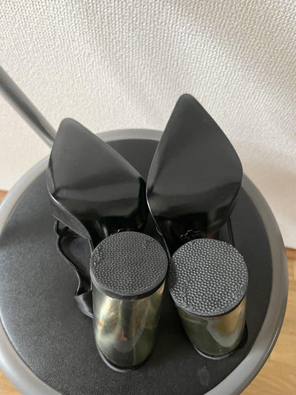 FENDI Sandals Shoes EU 35.5 US 5.5 Black Authentic