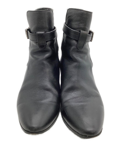 Saint Laurent Paris Short Boots Shoes EU 36.0 US 6.0 Leather Black Authentic