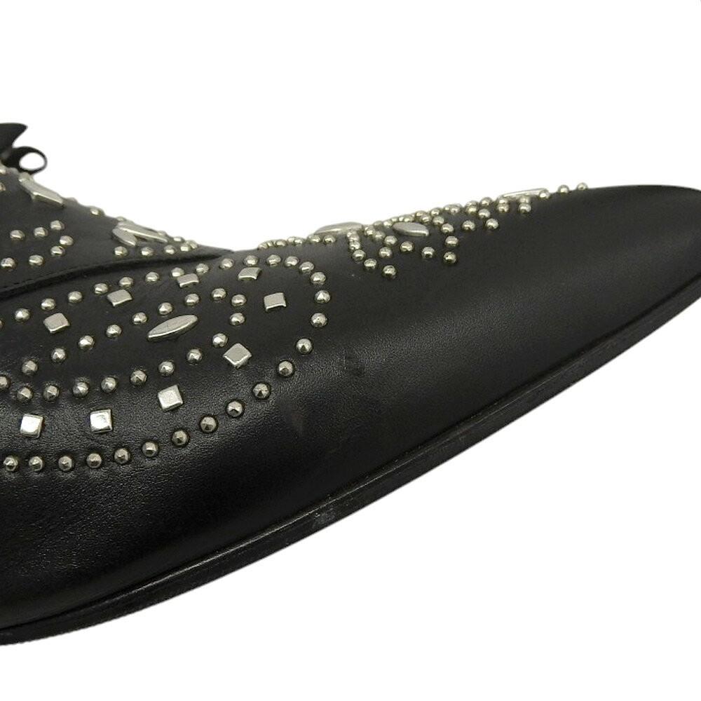 Saint Laurent Paris Short Boots Shoes EU 36.5 US 6.5 Leather Black Authentic