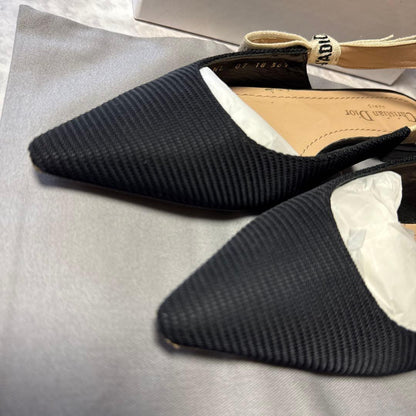 Christian Dior Flat Shoes Pumps Heel J'ADIOR EU 36.5 US 6.5 Authentic