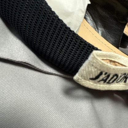 Christian Dior Flat Shoes Pumps Heel J'ADIOR EU 36.5 US 6.5 Authentic