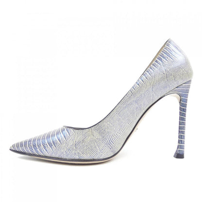 Christian Dior Shoes Pumps Heel EU 36 US 6 Beige Navy Authentic