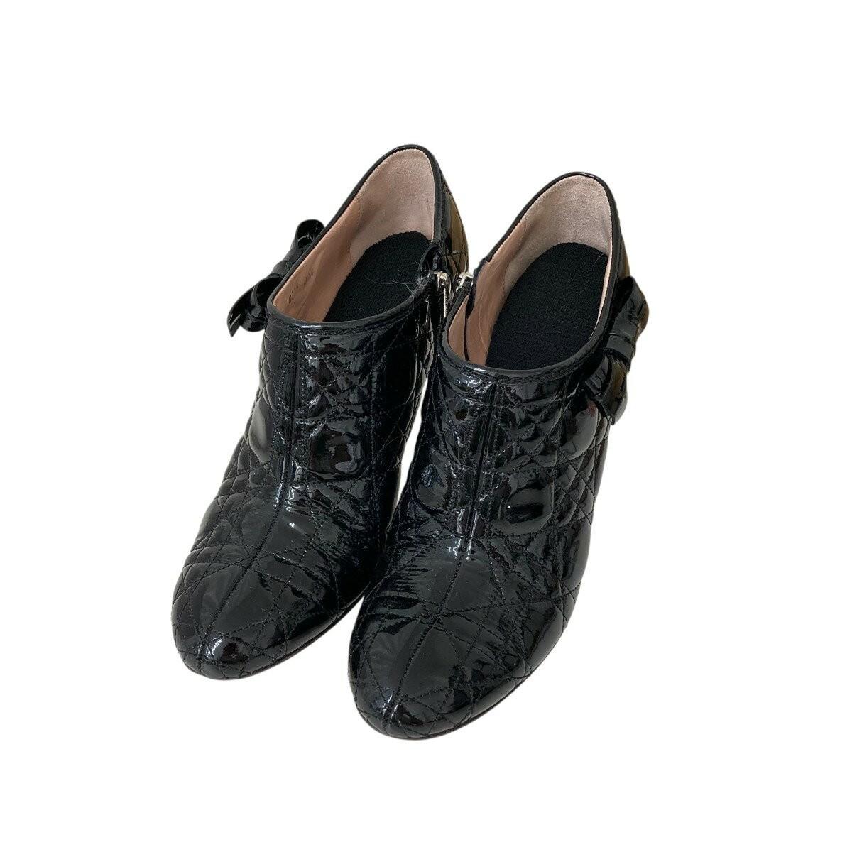 Christian Dior Shoes Pumps Heel EU 37.5 US 7.5 Black Authentic